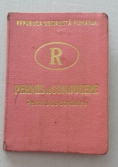 QW13 7 - 1968 - Permis de conducere - RSR - piesa de colectie!
