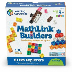 Jucarie S.T.E.M. Learning Resources MathLink Constructii 3D foto