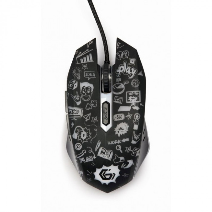 Mouse gaming Gembird Grafix, 6 Butoane, 3600 DPI