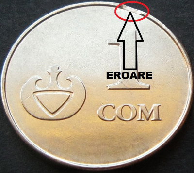 Moneda 1 SOM - REPUBLICA KYRGYZSTAN, anul 2008 *cod 1052 - EROARE foto