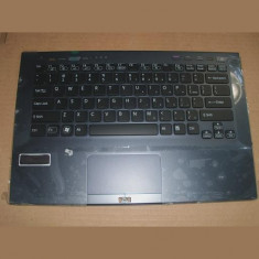 Palmrest+tastatura SONY VPC-SB Gray cover+Black Key Backlit foto
