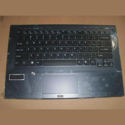 Palmrest+tastatura SONY VPC-SB Gray cover+Black Key Backlit foto