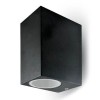Aplica aluminiu, soclu 2 x GU10, negru, V-TAC