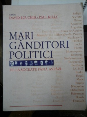 MARI GANDITORI POLITICI - Editori: DAVID BOUCHER; PAUL KELLY foto