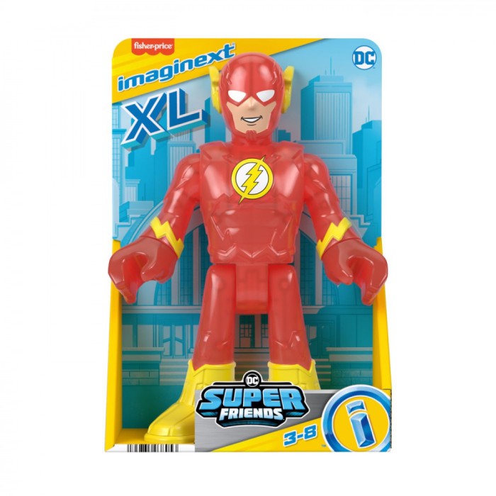 FISHER PRICE IMAGINEXT DC SUPER FRIENDS FIGURINA FLASH XL SuperHeroes ToysZone