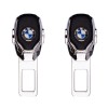 Set 2 bucati adaptor pentru centura falsa de siguranta cu sigla BMW