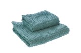 Cumpara ieftin Set 2 prosoape baie bumbac verde 36 x 56 cm, 53 x 96 cm, 500 gr