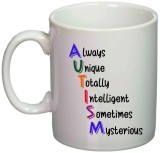 Cana alba personalizata, Autism, INOVATIX&reg;. 330ml, Oem