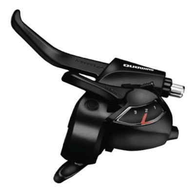 Maneta Schimbator/Frana Shimano St-Ef41-L, Stanga 3 Vit., Cablu De Schimbator 18... Cod:ESTEF41LBL foto