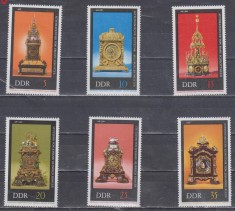 A12 S4 1 - Timbre foarte vechi Fosta Germanie Democrata DDR ceasuri de colectie