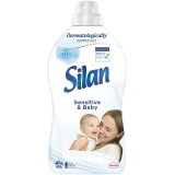 Balsam de rufe Silan Sensitive, 64 spalari, 1408 ml