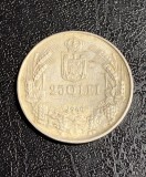 Moneda 250 lei 1940 munca credință rege națiune