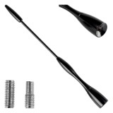 Antena auto AM/FM tip mast 16 cm cu adaptor universal 5/6 mm, compatibila cu multe modele de vehicule, AMiO ANTM04 01052