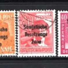 GERMANIA (ZONA SOVIETICA) 1948 – PERSONALITATI, STAMPILATE, SUPRATIPAR, F129