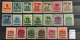 Germania &ndash; Deutsches Reich, set &bdquo;Hiperinflație 1923&rdquo;, valori 5.000&ndash;250.000 Tausend, MNH (Mi. 277&ndash;286)-A1000