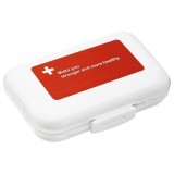 Cutie patrata pentru organizare medicamente, vitamine sau suplimente, Pufo Medicine, 12 cm