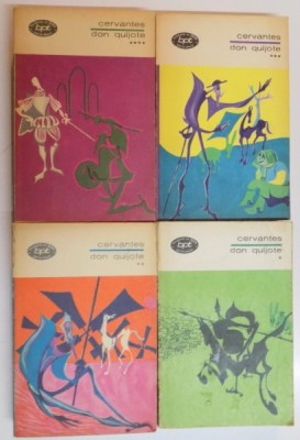 DON QUIJOTE de CERVANTES, VOL. I-IV 1969 foto