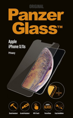 PanzerGlass - Geam Securizat Privacy Standard Fit pentru iPhone X, XS ?i 11 Pro, transparent foto