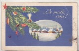 bnk cp Felicitare - circulata 1957- marca fixa