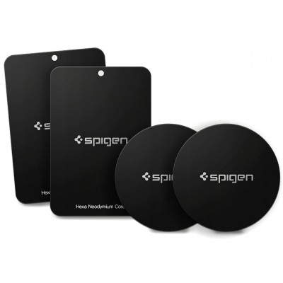 Set sticker metalic pentru suport auto magnetic Spigen Mp-4p (4 Bucati) foto