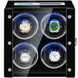 Cumpara ieftin Cutie intors ceasuri automatice iUni, Luxury Watch Winder 4, Touchscreen, Negru