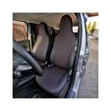 Huse scaune auto Dacia Spring 2021+ Premium din imitatie piele romb