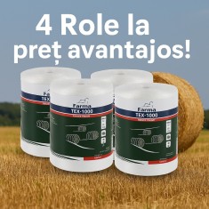 4 x Sfoara baloti Twine Tex, 2000 m, 1000 m kg