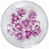 Decorațiuni ceramice pentru unghii, 10 buc &ndash; roz deschis, INGINAILS