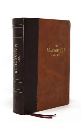 Nasb, MacArthur Study Bible, 2nd Edition, Leathersoft, Brown, Thumb Indexed, Comfort Print: Unleashing God&amp;#039;s Truth One Verse at a Time foto