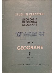 T. Morariu - Studii si cercetari de geologie, geofizica, geografie, tomul XVI, nr. 2 (Editia: 1969) foto