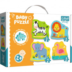 PUZZLE TREFL BABY CLASIC ANIMALE SAFARI 8 PIESE SuperHeroes ToysZone