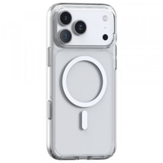 Husa MagSafe pentru Apple iPhone 17 Pro Max, Torras, Guardian, Transparenta foto