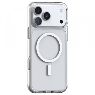 Husa MagSafe pentru Apple iPhone 17 Pro, Torras, Guardian, Transparenta foto