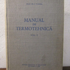 Manual de termotehnică - I. Vlădea (vol.I)