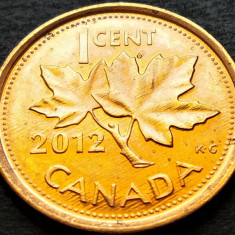 Moneda 1 CENT - CANADA, anul 2012 * Cod 329 = UNC GRADABILA