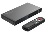 Switch HDMI 2.1 DIGITUS cu HDCP 2.2 și telecomandă, negru