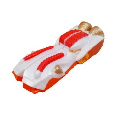 Masinuta dubla DEPOX&reg;, Split Speeders, Future Wing, plastic, cu magnet, 9.5 cm, alb