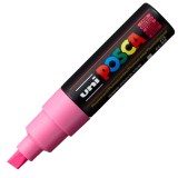 Marker UNI PC-8K Posca, 8.0 mm,varf tesit,roz fluorescent