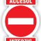 Semne pentru interzicerea persoanelor
