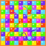 Autocolant de Podea - Joc cu numere