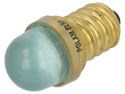 Lampă LED verde E14 24V foto