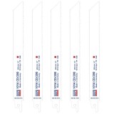 Wilpu 1014 CD/200 - Set panze fierastrau sabie bimetal 200 mm 10-14 dinti/inch dantura progresiva 5 bucati