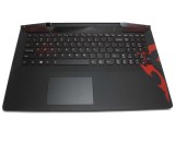 Tastatura HP Neagra Lenovo IdeaPad Y700 15ACZ cu Palmrest si TouchPad negru iluminata backlit