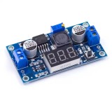 LM2596 Step-Down DC-DC Buck Converter cu Display &ndash; Sursă de Tensiune Reglabilă 1.25V&ndash;37V 3A