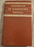 Handbook of Elementary Physics - Carte Fizica - Koshkin, Shirkevich - Editura Mir - 1977 - Engleza - Cartonata