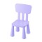 Scaun pentru copii, 39 x 67 x 36 cm, Lavander