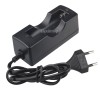 Incarcator Acumulatori Li-ion 18650, 3.7V-4.2V, Negru, Protectie Scurtcircuit si Supraincarcare. Ideal Lanterne, Jucarii, Radiouri