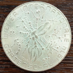 (A8) MONEDA DIN ARGINT AUSTRIA - 50 SCHILLING 1974, GRADINA BOTANICA