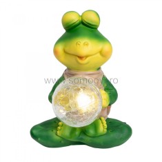 Lampa solara, broasca foto