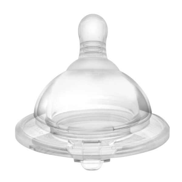 PUR 9822 &ndash; SET TETINE SILICON GENTLE TOUCH PENTRU BIBERON CU GURA LARGA -